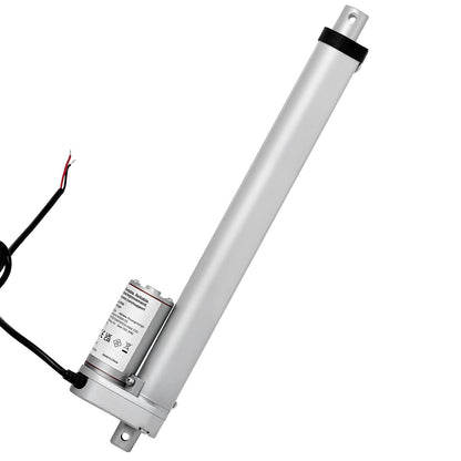 12V Linear Actuator, 250mm Stroke 15mm/s High-Speed 1000N Linear Motion Actuator - with IP54 Protection & Mounting Bracket for Lift Desk, Recliner Chairs, Window Door Opener