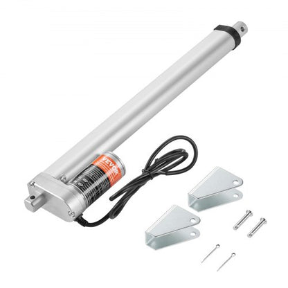Linear Actuator 12V 30.5 cm 1.4 cm/s High Speed 99.8 kg/1000N IP54 Protection