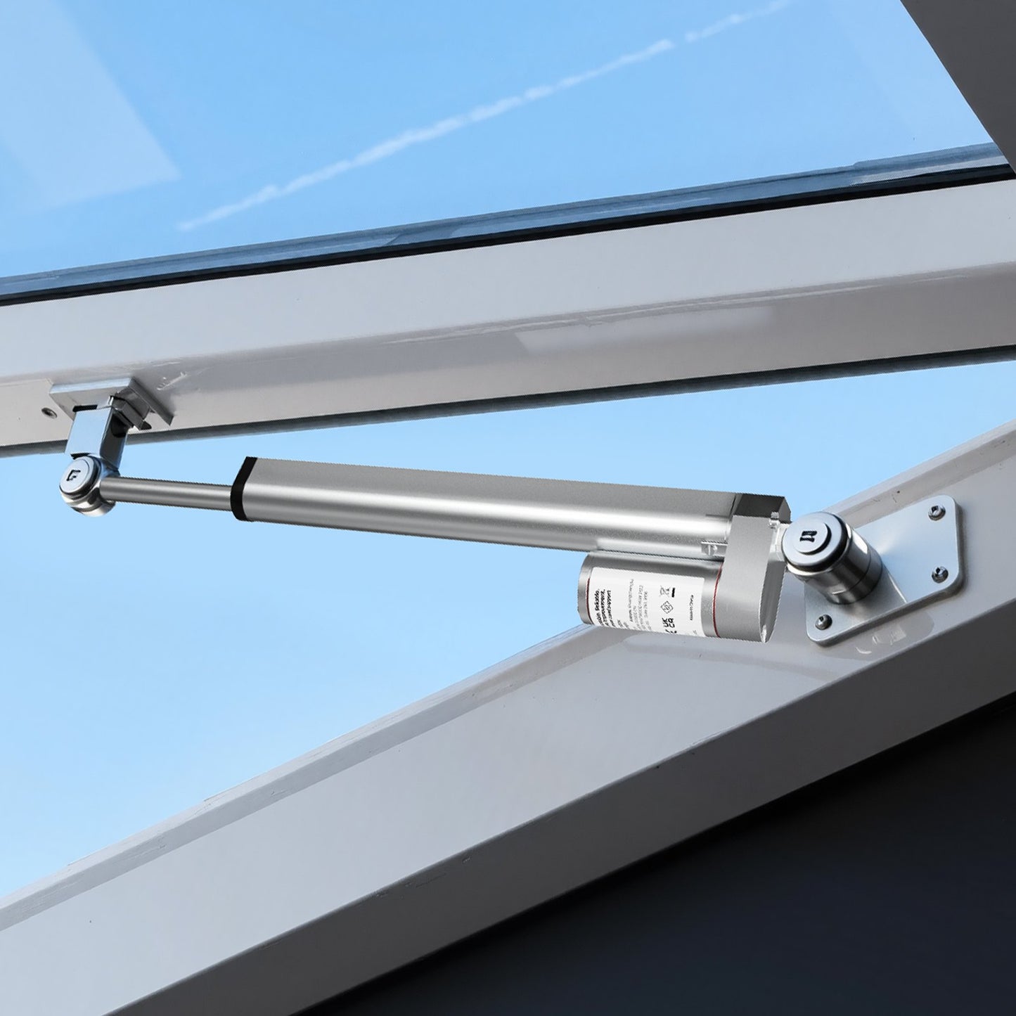 12V Linear Actuator, 203.2mm Stroke 15mm/s High-Speed 1000N Linear Motion Actuator - with IP54 Protection & Mounting Bracket for Lift Desk, Recliner Chairs, Window Door Opener