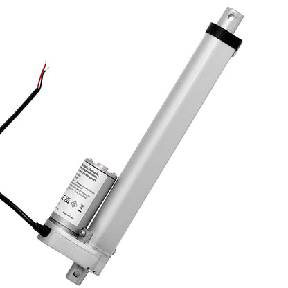 12V Linear Actuator, 203.2mm Stroke 15mm/s High-Speed 1000N Linear Motion Actuator - with IP54 Protection & Mounting Bracket for Lift Desk, Recliner Chairs, Window Door Opener