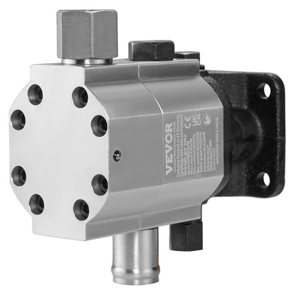 Hydraulic Log Splitter Pump, 13GPM, 2 Stage 3000PSI Wood Log Splitter Pump, 1'' Inlet 1/2'' NPT Outlet 3600 RPM Aluminum Hydraulic Gear Pump, for Small Engine Mounting Log Splitters Snowplow