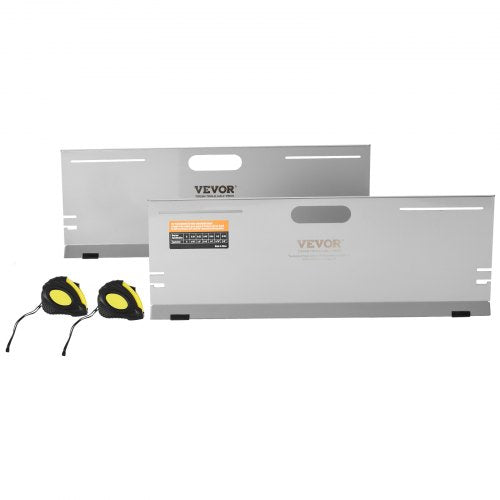 Hjulinställningsverktyg, 2-pack tåplattor för justeringsverktyg, verktygsplatta i rostfritt stål för tåvinkelmätning, 4 justeringsstavar och magnetiska spår, inkluderar måttband och konverteringstabell