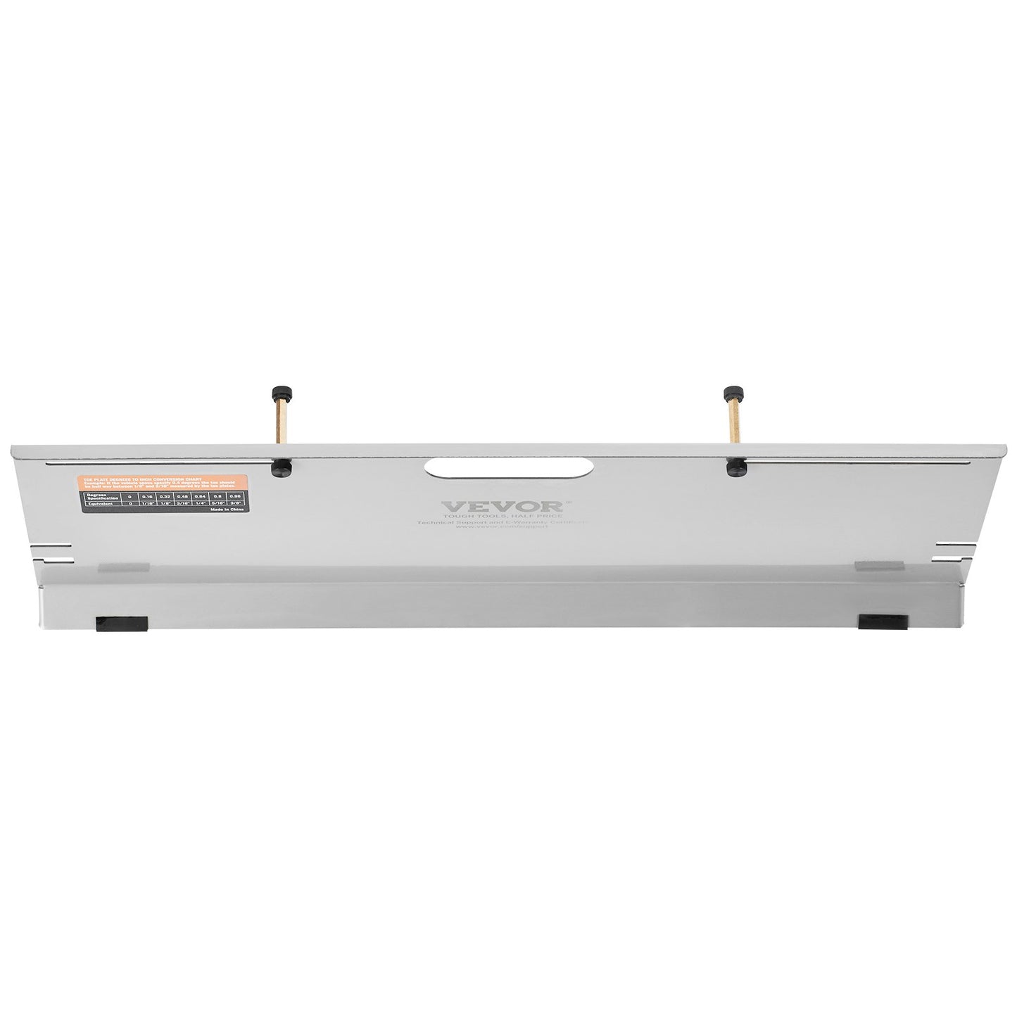 Wheel Alignment Tool, 2-Pack Alignment Tool Toe Plates, Stainless Steel Toe Angle Measurement Tool Plate, 4 Alignment Rods and Magnetic Slots, Includes Measuring Tapes & Conversion Chart
