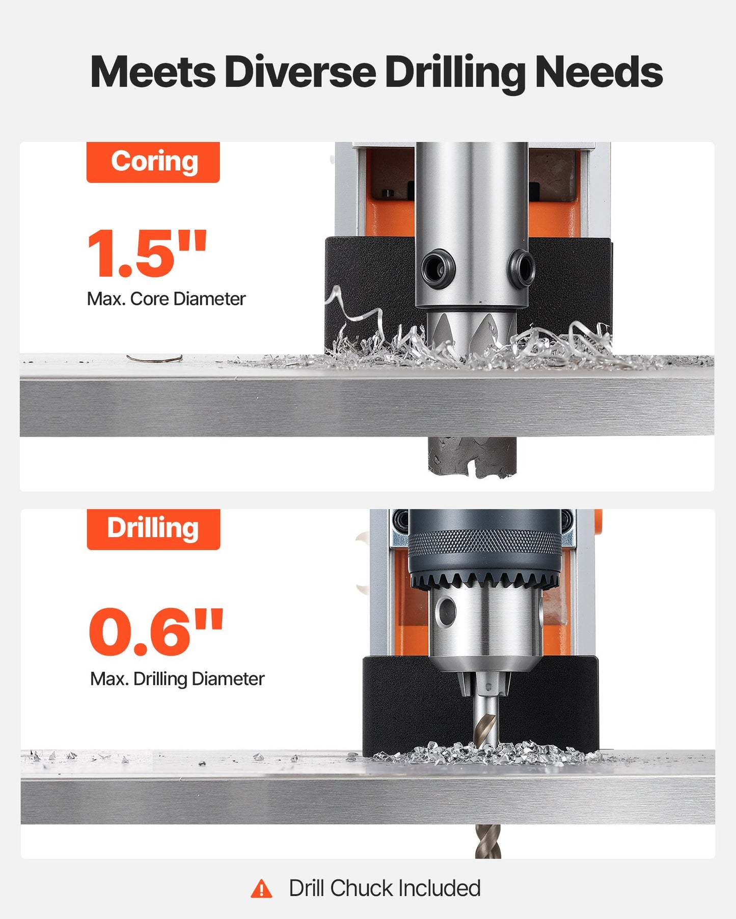 Magnetic Drill Press, 1200 W, 38 mm Boring Diameter, 10000N Power Mag Drill Press, 900 RPM Speed, with Weldon Shank, Efficient Cooling, for Metal Surface, Industrial and Home Improvement