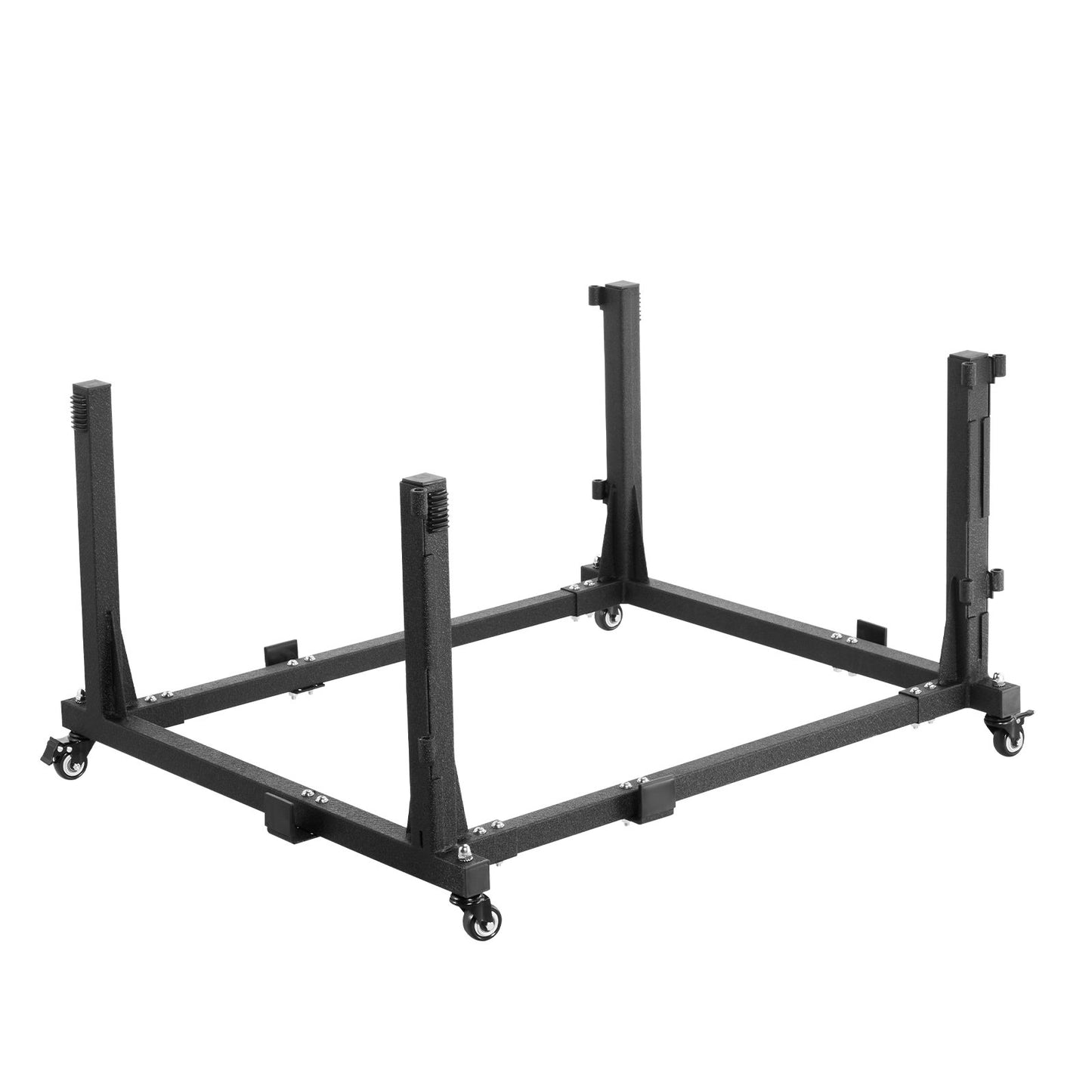 Jeep dörrförvaringsvagn, 4 dörrars flyttbar förvaringsvagnsställ med förtjockad gummikudde, robust bildörrhållare passar för Jeep Wrangler JK JL/Gladiator JT 2007-2023 JK JL / Gladiator JT