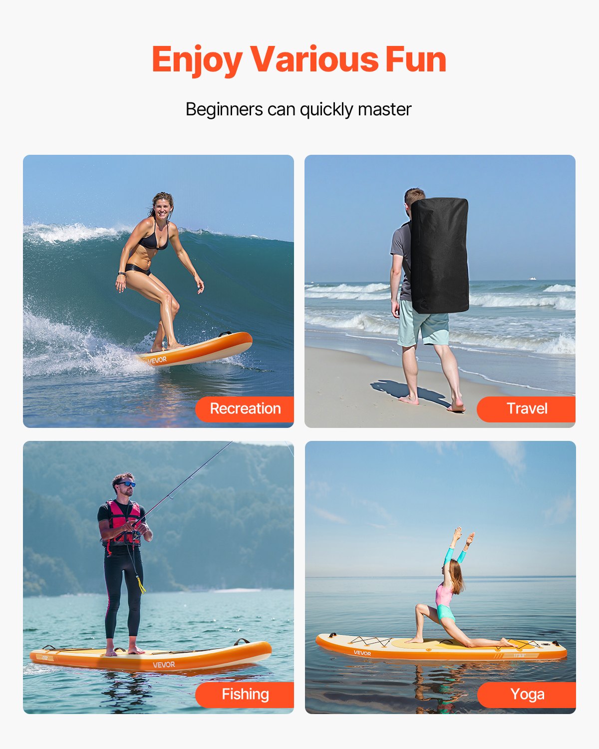 Inflatable Stand Up Paddle Board, 3.35m x 84cm x 15cm Wide Ultra-Light SUP Paddleboard, All Accessories Included, Pump, Paddle, Fin, Backpack, Ankle Leash, Strap, Non-slip Deck for Youth Adults