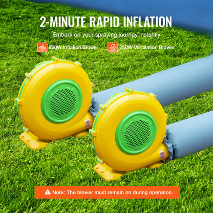 Uppblåsbar målarbox, 7,2 x 4,5 x 3,2 m uppblåsbar sprutbox, med 950W + 750W kraftfulla blåsmaskiner och luftfiltersystem, bärbar bilmålarbox för liten lastbil, stor motorcykel, medelstor S