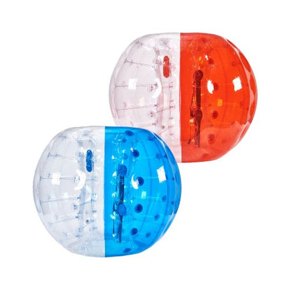 Uppblåsbara Bumper Balls 2-pack, 5FT/1.5M Body Sumo Zorb-bollar för tonåringar och vuxna, 0.8mm tjocka PVC-mänskliga hamsterbubbelbollar för utomhuslek, Bumper Bopper-leksaker för trädgård, gård, park