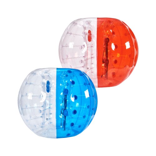 Uppblåsbara Bumper Balls 2-pack, 5FT/1.5M Body Sumo Zorb-bollar för tonåringar och vuxna, 0.8mm tjocka PVC-mänskliga hamsterbubbelbollar för utomhuslek, Bumper Bopper-leksaker för trädgård, gård, park