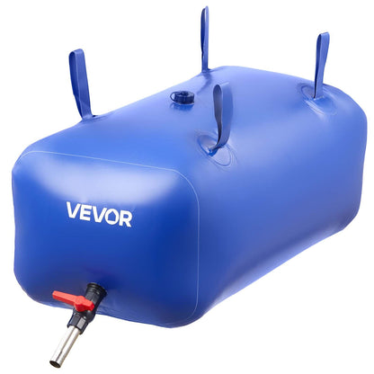 Water Storage Bladder 113L Large Capacity Water Bag, Portable & Collapsible Soft Waters Container, Leakproof & Tear-Resistant PVC Emergency Waters Storage Tank for RV Truck & Outdoor Use