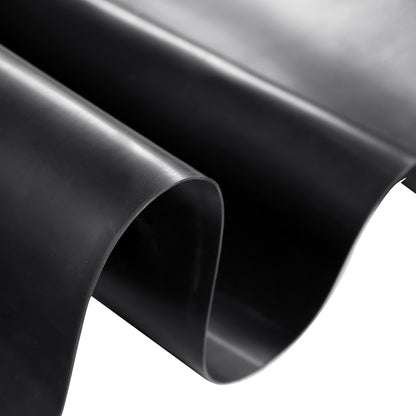 Dammfolie, 9 x 10,6 m 1,5 mm tjocklek, böjliga dammfoder i EPDM-material, lättskärande underlag för fisk- eller koikarldammar, vattenfunktioner, vattenfallsbas, fontäner, vattenträdgårdar, svart