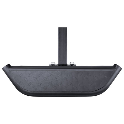 Dragkrok för 5 cm fäste, stark stålkonstruktion med 165 kg lastkapacitet, bakre stötfångarskydd med låsstift och stabilisator, universell passform för lastbil, SUV, pickup, släpvagn