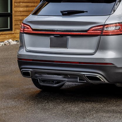 Hitch Step for 2 Inch Receiver, Strong Steel Construction with 350 LBS Load Capacity, Rear Bumper Guard Protector with Pin Lock, Universal Fit for Truck, SUV, Pickup, Trailer