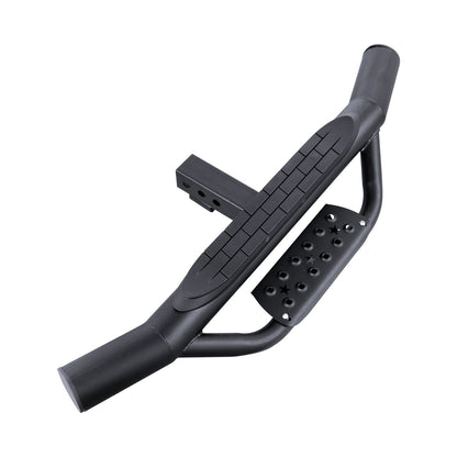 Hitch Step for 2 Inch Receiver, Strong Steel Construction with 350 LBS Load Capacity, Rear Bumper Guard Protector with Pin Lock, Universal Fit for Truck, SUV, Pickup, Trailer