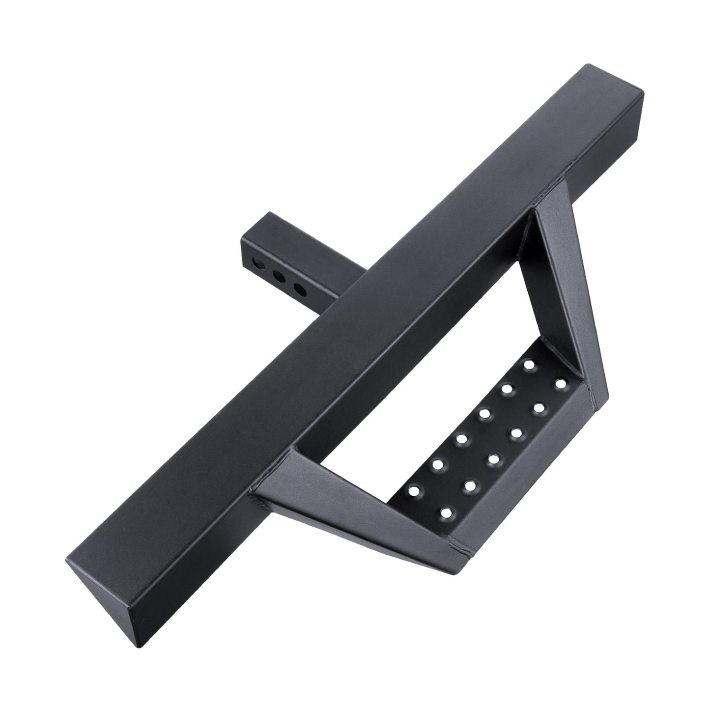 Hitch Step for 2 Inch Receiver, Strong Steel Construction with 300 LBS Load Capacity, Rear Bumper Guard Protector with Pin Lock and Stabilizer, Universal Fit for Truck, SUV, Pickup, Trailer