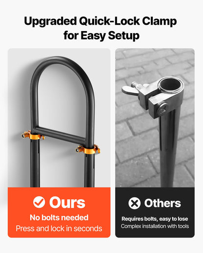 Stödhandtag för golfbil, 450 x 235 x 905 mm, Kompatibel med de flesta golfbilar med fotplattor i metall, Ingen modifiering krävs, Höjdjusterbart stödhandtag i kolstål för baksätet, 27,5 till 33,5 tum, Svart