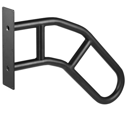 Handrails for Outdoor Steps, 29" Length Wall Mount Safety Railings for 1-3 Steps, U-Shaped Handrail with Matte Black Finished, Stair Handrails for Kids, Elderly, Pregnant Women, Disabled