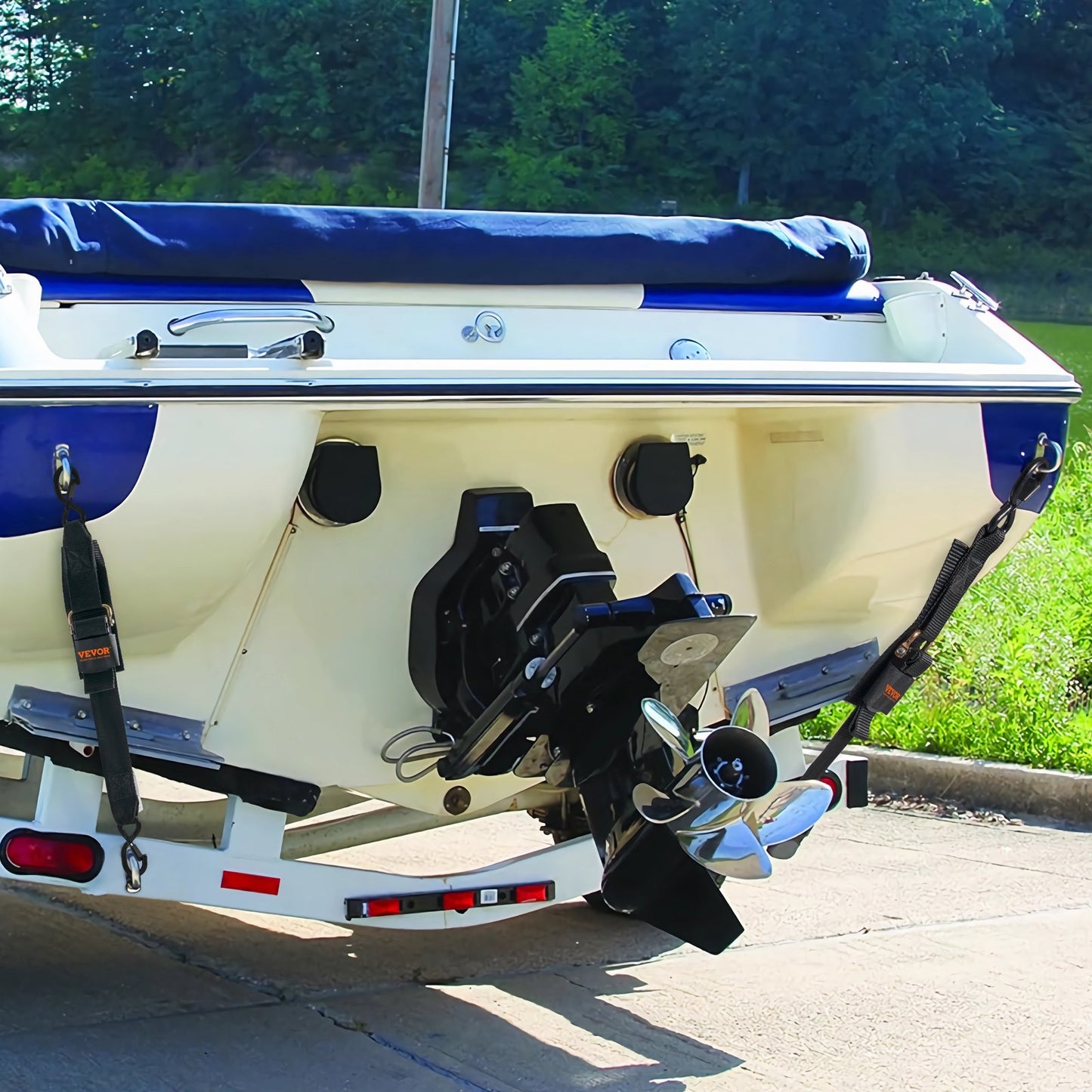 Infällbara spärrremmar, 2 tum x 2 fot spärrremmar med säkerhetslås S-krokar, 2-pack kraftiga spärrremmar med 1500 lbs brottstyrka, för släpvagnar, fordon, båt