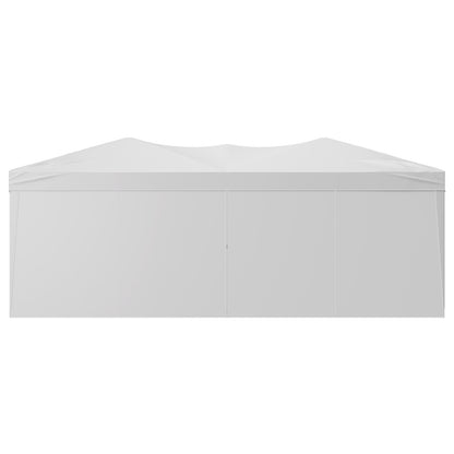 Pop-up-tält, 5,9 x 2,96 m portabel paviljong med direkttak, 3 sidoväggar och 2 ventilerade fönster, höjdjusterbart pop-up-tält för utomhusbruk, evenemang, uteplats, bakgård, fest, parkering