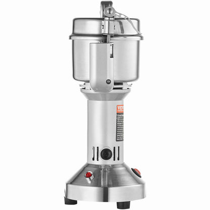 150g Electric Grain Mill Grinder, High Speed 850W Commercial Spice Grinders, Stainless Steel Pulverizer Powder Machine, for Dry Grains Spices Cereals Coffee Corn Pepper, Straight Type