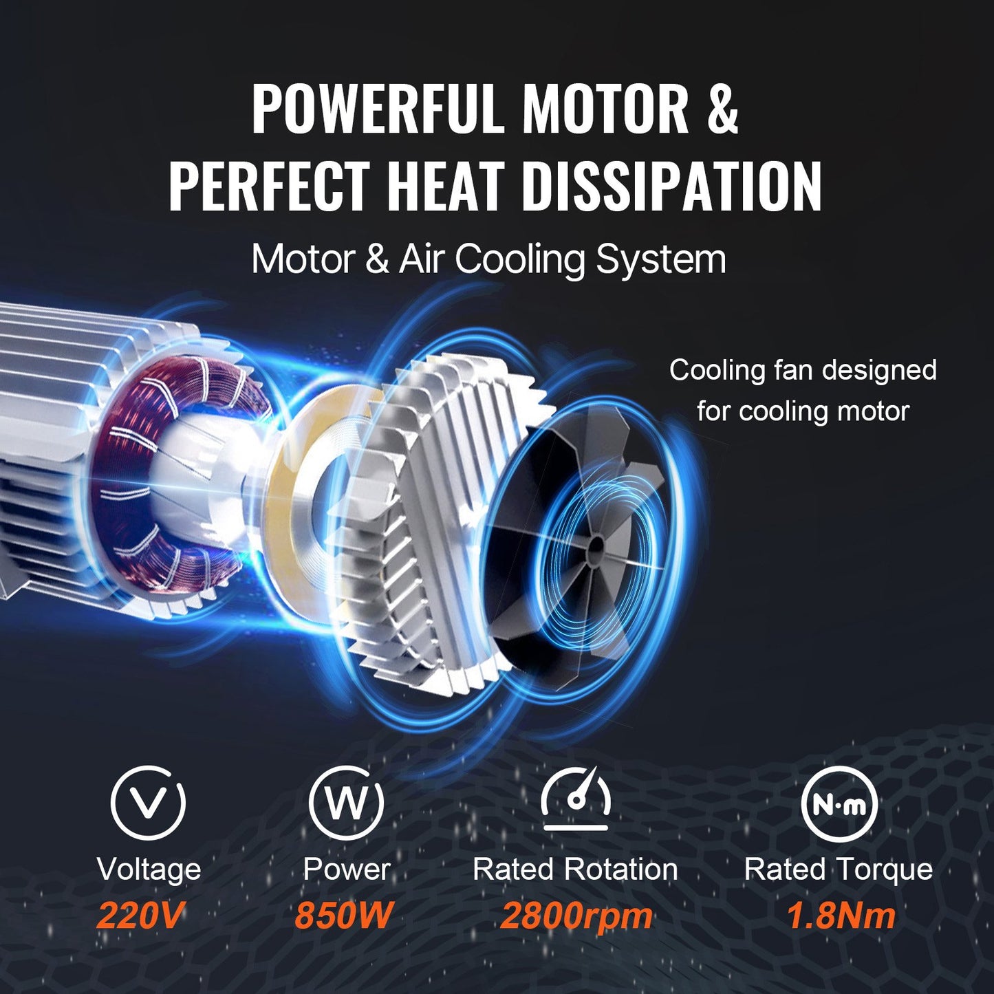 Electric Hoist, 399.2 kg Lifting Capacity, 850W 220V Electric Steel Wire Winch with Wireless Remote Control, 1219 cm Single Cable Lifting Height & Pure Copper Motor, for Garage Warehouse Factory