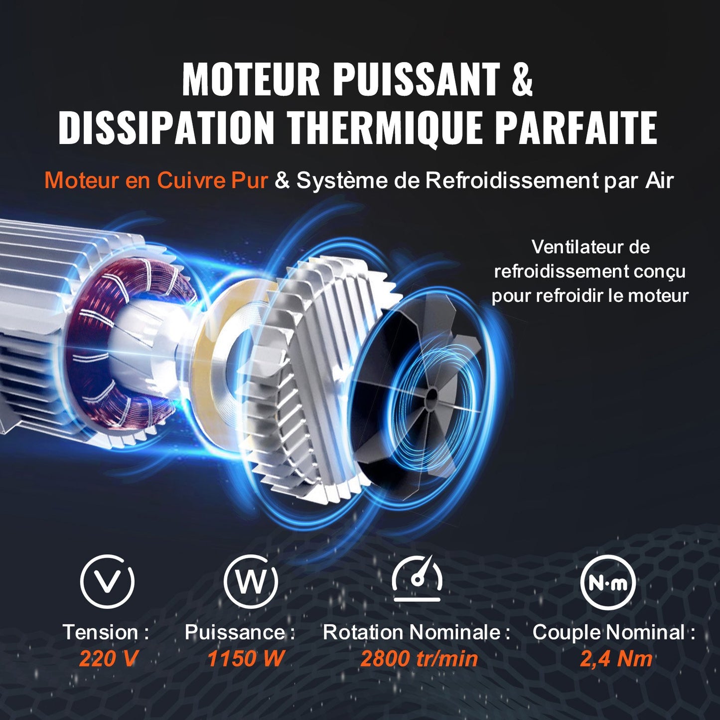 Electric Hoist, 598.7 kg Lifting Capacity, 1150W 220V Electric Steel Wire Winch with 427 cm Wired Remote Control, 1219 cm Single Cable Lifting Height & Pure Copper Motor, for Garage Warehouse Factory