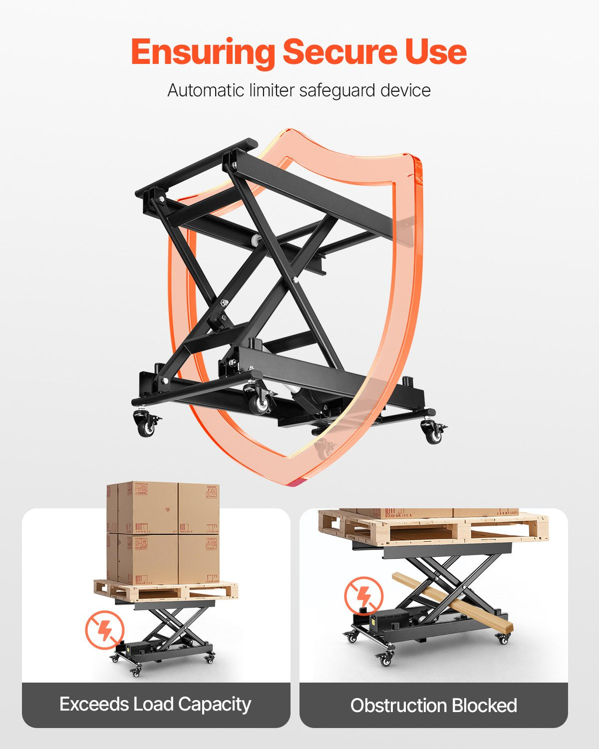 Electric Lift Table, 330 lbs Capacity Single Scissor Lift Table, 8 - 28 in Height Adjustable Lifting Platform, Coffee Table lift with 4 Wheels, for Material Handling and Transportation, Black