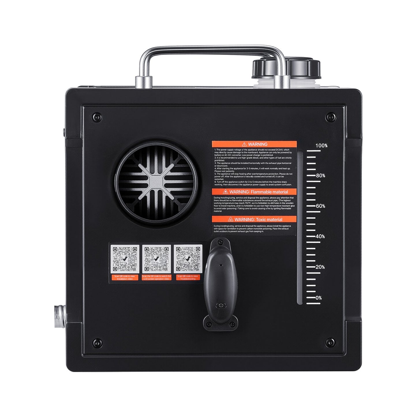 Diesel Heater, 8KW, DC 12V/24V, All in One Portable Diesel Air Heater with Bluetooth APP Control, Remote Control and LCD Screen, 7 L Fuel Tank for Trucks, Vans, RVs, Campers, and Garages