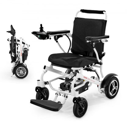 Electric Wheelchair for Adults, 136kg Capacity, Foldable & Lightweight Motorized Wheelchair, 21km Long Travel Range, All-Terrain Powered Chair, Portable for Seniors & Disabled