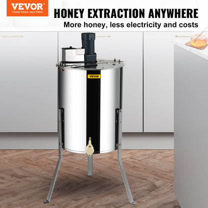 Electric Honey Extractor Beekeeping Equipment 4/8 Frames Stainless Steel