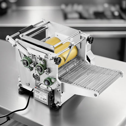 Electric Tortilla Maker, Automatic Corn Tortilla Making Machine with Non-Stick Coating and Two Molds(4 in + 6 in), Electric Chapatti Machine Suitable for Produce Sopes Roti Pita Tortilla Pizza