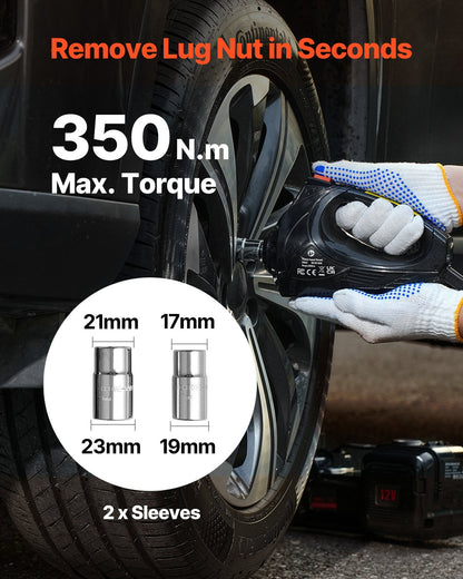 Eldomkraft, 5 ton/11000 lbs, hydraulisk domkraftslyft med inbyggd pump, 12V däckbyte med elektrisk slagnyckel och LED-lampa, bärbar domkraftssats för sedan, SUV, lastbil