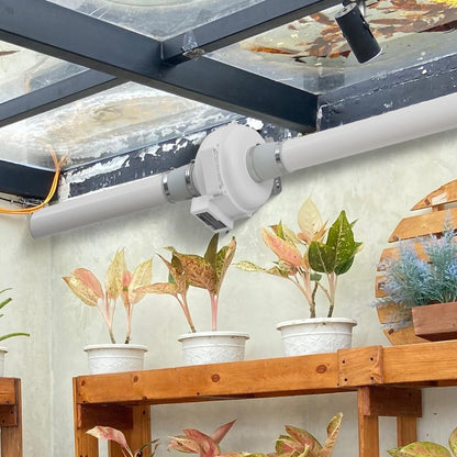 4 to 3.5 inch Radon Fan Installation Kit, Quiet 260CFM Radon Mitigation Fan System Kit with 2 Couplers, Pressure Indicator, Waterproof Inline Duct Fan Exhaust Fan for Indoor Outdoor Ventilation