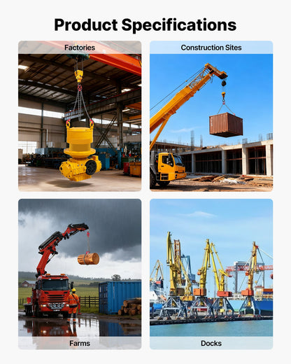 Kättinglyft, 8 mm x 3 m lyftkedjor med 2 benkrokar, kraftig lyftlyft i G80-legerat stål, 3,17 tons kapacitet, justerbara motorkättinglyftar för bogsering av lastsäkerhet