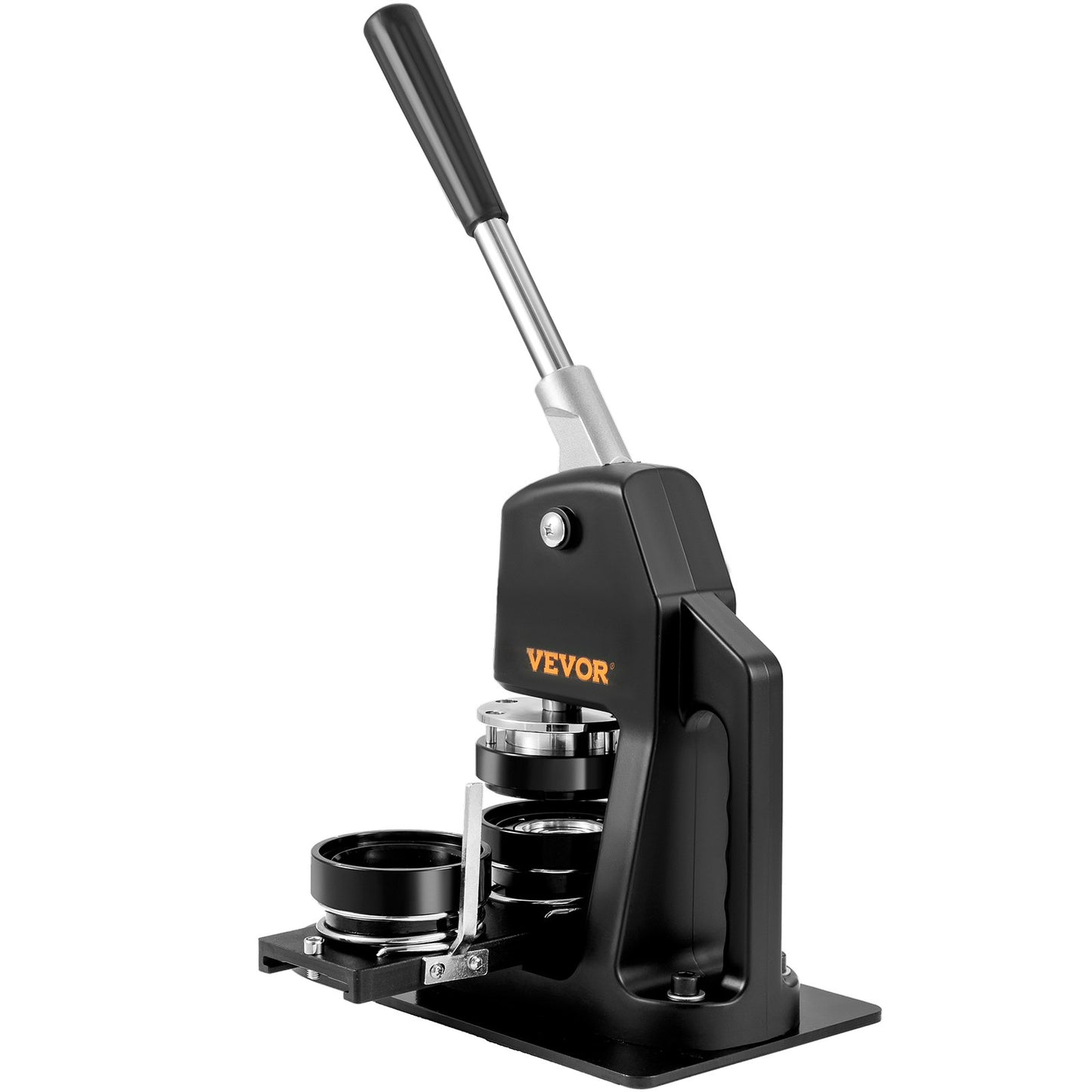 Knappmaskin, flera storlekar 1,25+2,25 tums stanspress för märkesmärken, barn DIY-presenter, knapptillverkningstillbehör med 500 st knappdelar och cirkelskärare och magisk bok