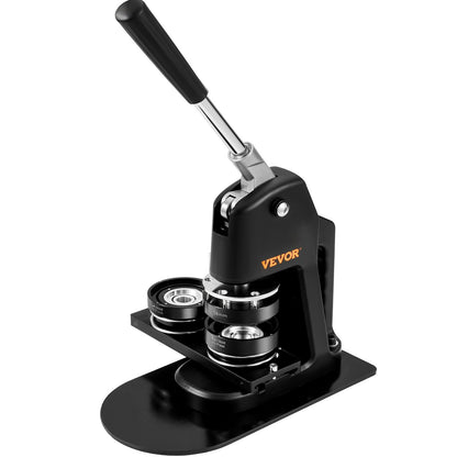 Knappmaskin, flera storlekar 1,25+2,25 tums stanspress för märkesmärken, barn DIY-presenter, knapptillverkningstillbehör med 500 st knappdelar och cirkelskärare och magisk bok