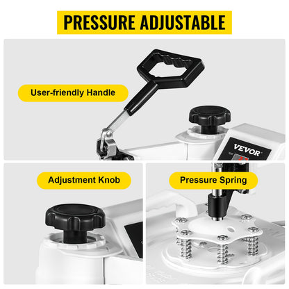 Heat Press 30.5 x 38.1 cm 5 In 1 Heat Press 1250W Heat Press Machine Swing Away White Heat Press T-Shirt Sublimation Printer Transfer 360 Degree Rotation for DIY Shoes Hat and T-Shirts