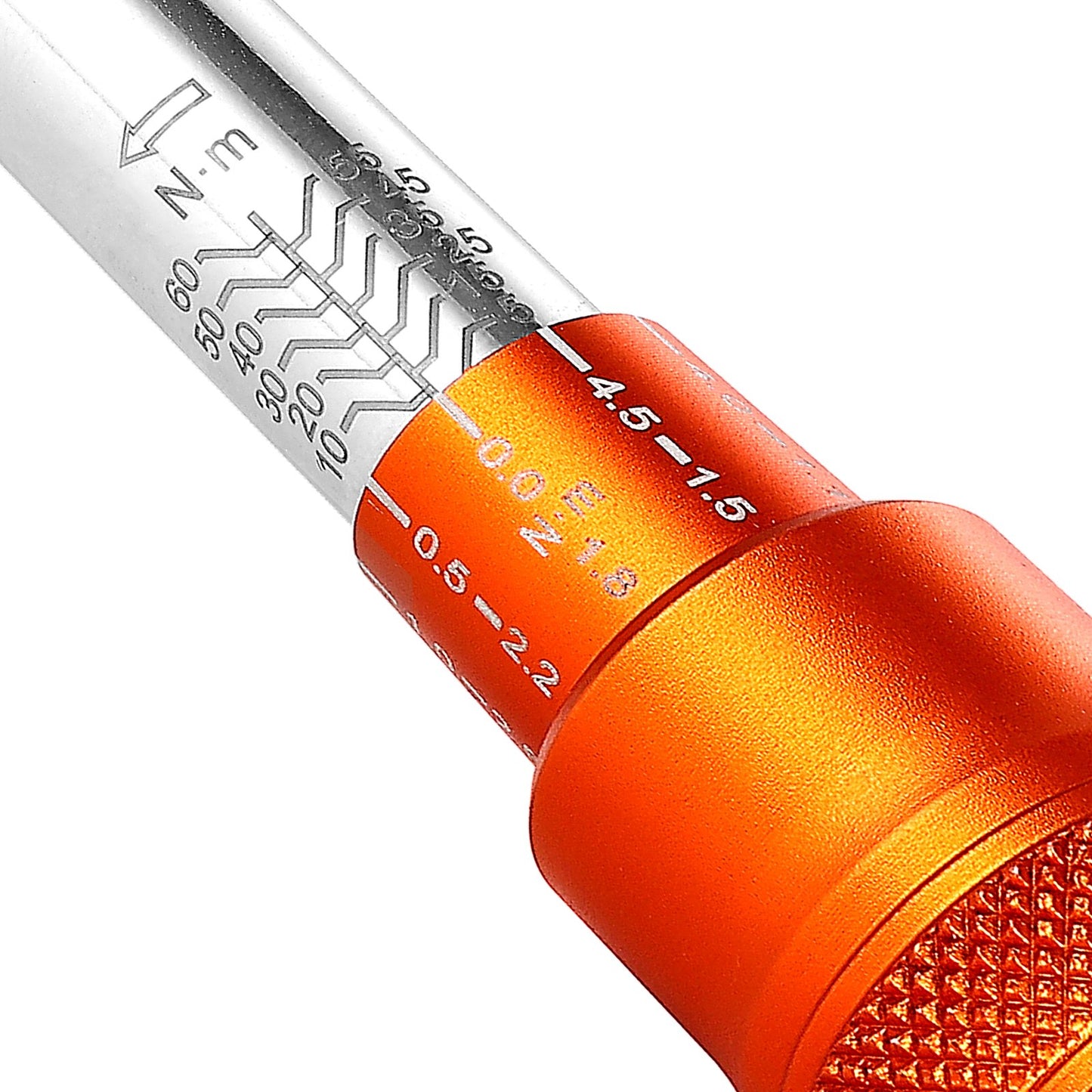 Click Torque Wrench Set, 3/8 Inch Drive, 5-60 N.m / 3.7-44.3 lbf.ft, Dual-direction, 72-Tooth, ±3% High Precision, with Sockets, Bits, Extension Bar, Spark Plug Sockets, Adapter, Orange