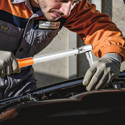 Click Torque Wrench Set, 3 Pieces, 1/4, 3/8, 1/2 Inch Drive, 10-170 lbf-ft, 5-45 lbf-ft, 20-240 lbf-in, Dual-direction and Dual Range Scales, 72-Tooth, ±3% High Precision, for Bicycle Repair