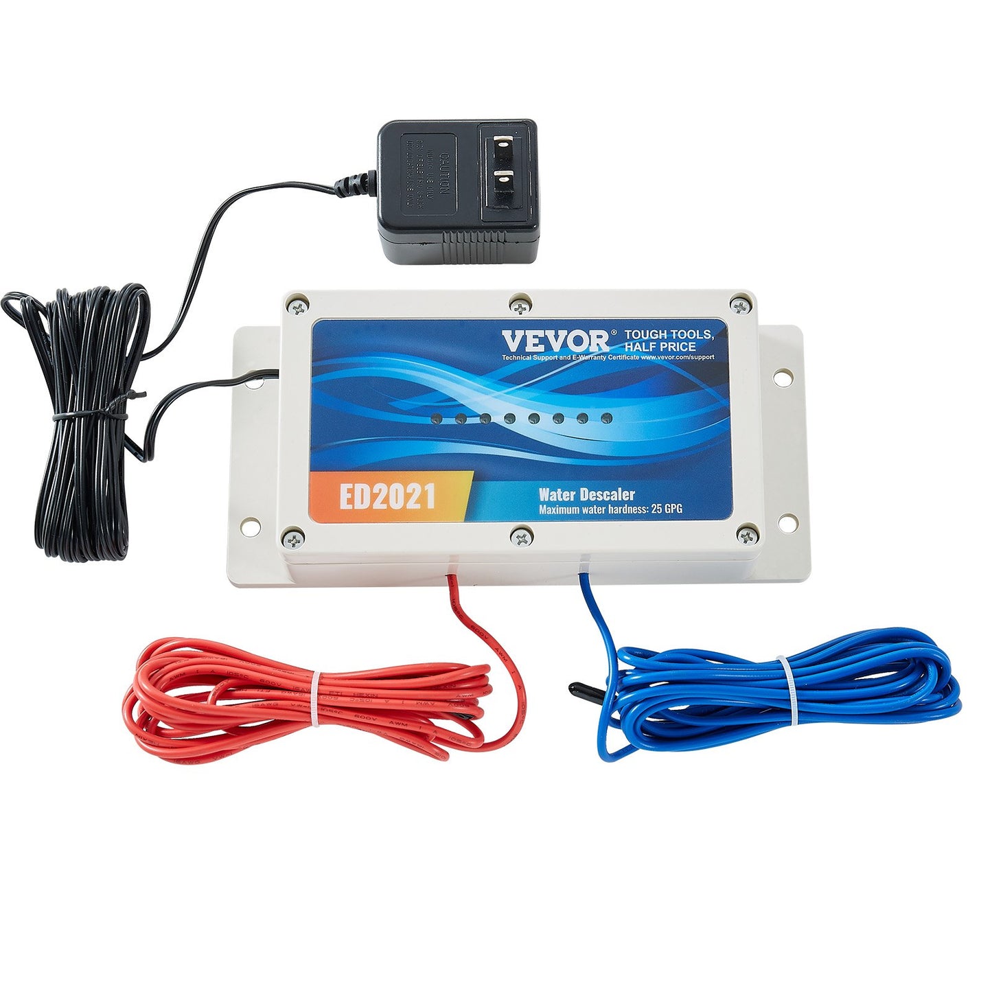 Electronic Water Descaler System, Whole House Salt Free Descaler, Hard Water Conditioner to Reduces Scale Build-Up, for All Kinds of Plumbing Pipes, Durable for Over 10 Years