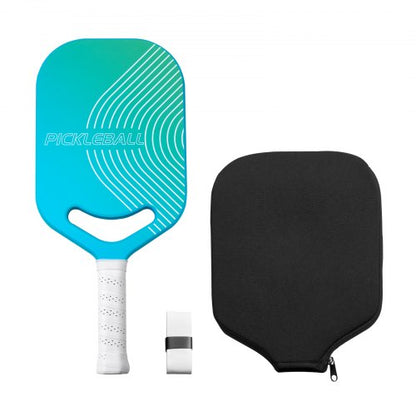 Pickleball-paddel med aerodynamisk hals, T700-kolfiberyta och kärna i honungskaka, professionellt pickleball-paddel med ökad kraft, kontroll och spinn, pickleball-racket för vuxna, män och kvinnor