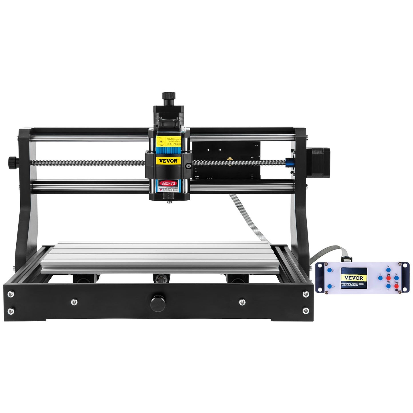 CNC 3018 Pro 500mw 300×180×45mm CNC-maskin GRBL-styrd minilasergravör med offline-kontroller 3-axlig lasergraveringsmaskin för snidning, fräsning, plast, akryl, PVC, trä