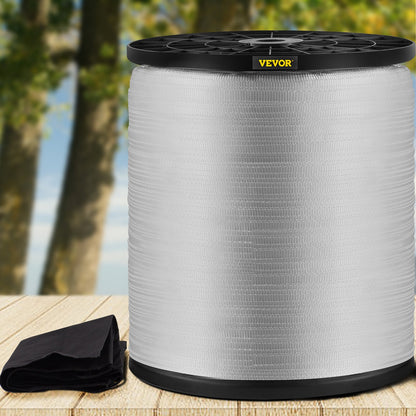 1250Lbs Polyester Pull Tape, 3153' x 1/2" Flat Tape for Wire & Cable Conduit Work Variable Functions, Flat Rope for Pulling/Loading/Packing in Any Weather CONDITON