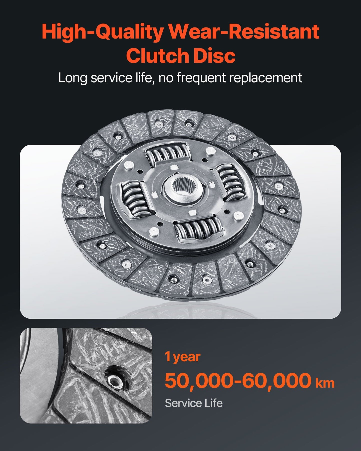 Kopplingssats med svänghjul, Extra kraftig OEM-kopplingssats, OEM-ersättningskopplingssats för växellåda, kompatibel med Audi A3 (8P1) från 2003-2010, A3 Cabriolet (8P7) från 2008-2009, A3 Sportback (8PA) från 2004-2010.