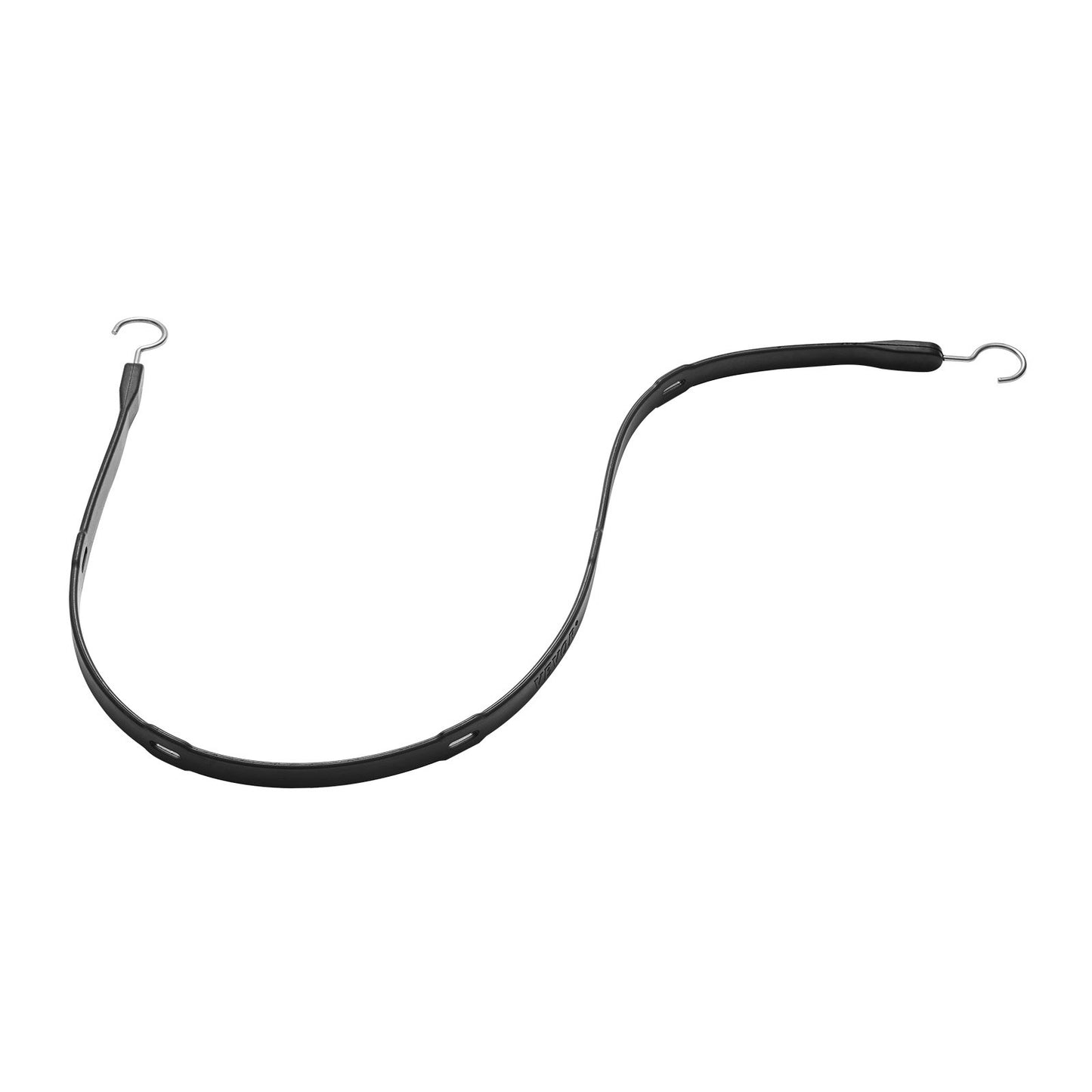 4 Piece Flat Bungee Cord, 20 mm Heavy Duty Bungee Straps with Steel S-Hooks, 40" Elastic Bungee Rope for Cargo, Tarps, Trucks and Tent, Black