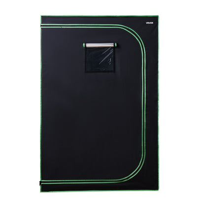 Indoor Grow Tent, 120 x 60 x 180 cm, 600D High Reflective Mylar, Indoor Plant Tent with Observation Window, Floor Tray & Zipper, Heavy Duty Growing Tents for Fruit Flower Veggie