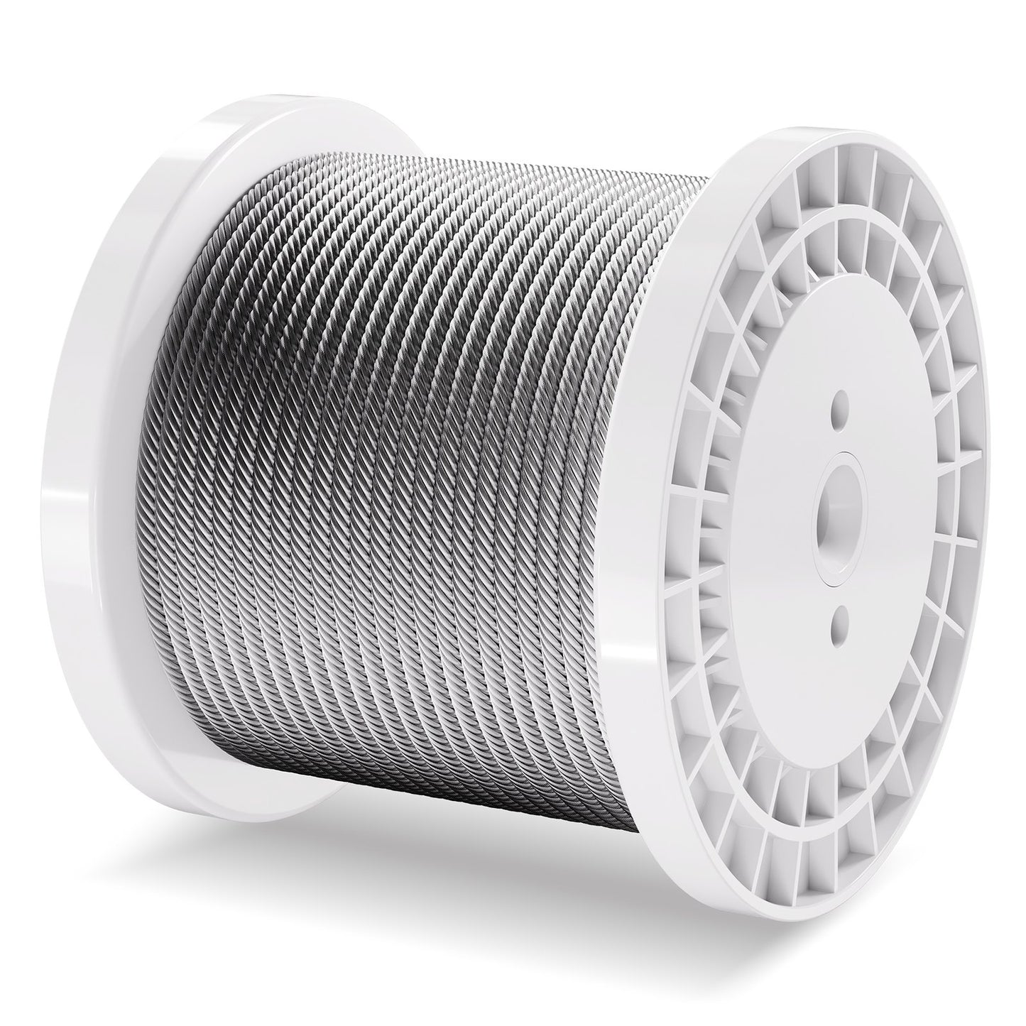 Wire Rope, 1/4" 250 ft Zinc Galvanized Carbon Steel Cable with Gloves, 7000 lbs Breaking Strength, 7 x 19 Strands Construction Marine Aircraft Grade for Handrail Stair Decking Fence Outdoors