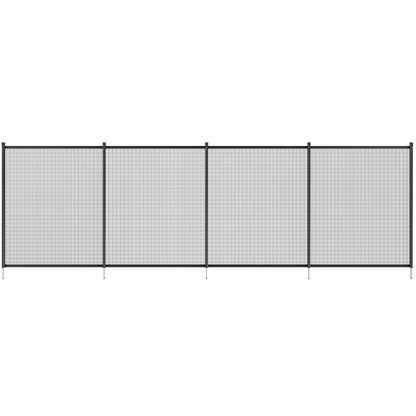 Pool Fence, 1.2 x 3.7 m Pool Fences for Inground Pools, Removable Child Safety Pool Fencing, Easy DIY Installation Swimming Pool Fence, 340gms Teslin PVC Pool Fence Mesh Protects Kids and Pets