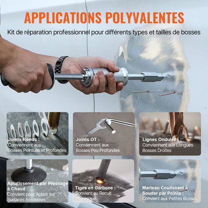 Stud Welder Dent Repair Kit 3 KW Spot Welder Dent Puller & 6 Welding Modes