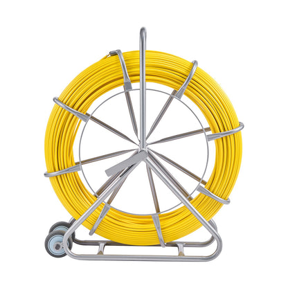 Fish Tape Puller Fiberglass 200mx7,9mm (656 ft 5/16 in) Wire Cable Running Duct Rodder